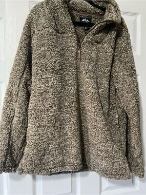 Men’s Alpine Sherpa brown pullover